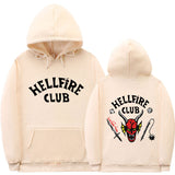Stranger Things Hellfire Club Hoodie Hooded Sweatshirt Leisure Sports Sweater