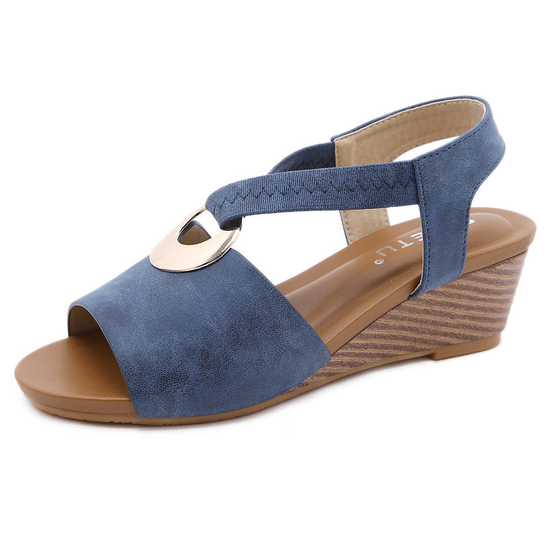 Fancy Sandals Summer Comfortable Fashion Wedge Platform Large Size Casual Sandals for Women