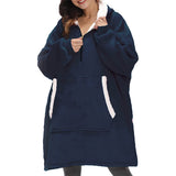 Hoodies Blankets Zipper Hooded Lazy Blanket Men and Women Can Wear Home Casual Plush Sweater