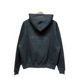 Fog Fear of God Essentials Hoodie Fog Back Stereo Alphabet plus Velvet Hoodie