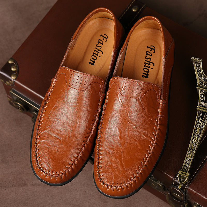 Men's Boots Autumn Men's Leather Shoes Casual Men's Shoes Breathable Lightweight
