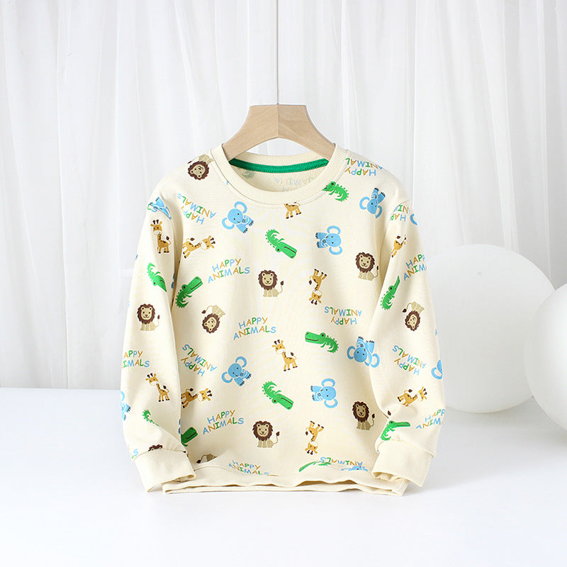 Children Boy Hoodie Autumn Children's Terry Long Sleeve