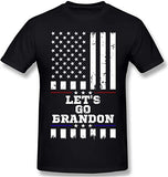 Let'S Go Brandon T Shirt Printed Casual Short-Sleeved T-Shirt Men'S Top Half Sleeve