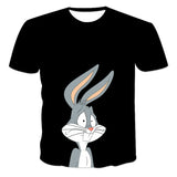 Bugs Bunny Shirt Fashion Short Sleeve Printed Pullover T-Shirt