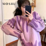 Preppy Aesthetic Sweater Pullover Women's Autumn and Winter Loose Knitwear