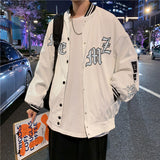 Baggy Jacket Autumn Retro Baseball Uniform Loose Jacket