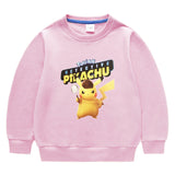 Children Pokemon Pikachu Hoodie Pikachu Children's Long Sleeve