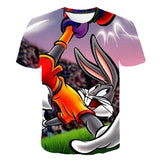 Bugs Bunny Shirt Men's Cartoon Animation Printed T-shirt