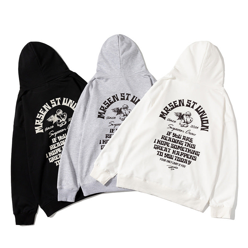 Grafitti Sweatshirts Sweater for Men and Women Baggy Coat Graffiti Printing