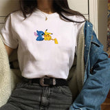 Stranger Things T Shirt Stranger Things3 Pattern Crew Neck Polyester Women's Printed Wear T-shirt
