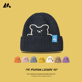 Toboggan Hat Woolen Cap Women's Autumn and Winter Knitted Hat All-Matching