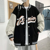 Blue Varsity Jacket Spring And Autumn Jacket Men 'S Baseball Uniform Men 'S Jacket Printed Jacket