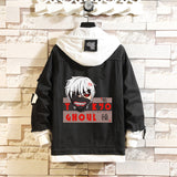Comic Denim Jacket Men and Women Fashion Fall Winter Cowboy Sweater Coat Top
