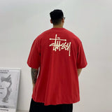 Stussy Shirt Fashion Brand Sports Half Sleeve T-shirt Men and Women Casual