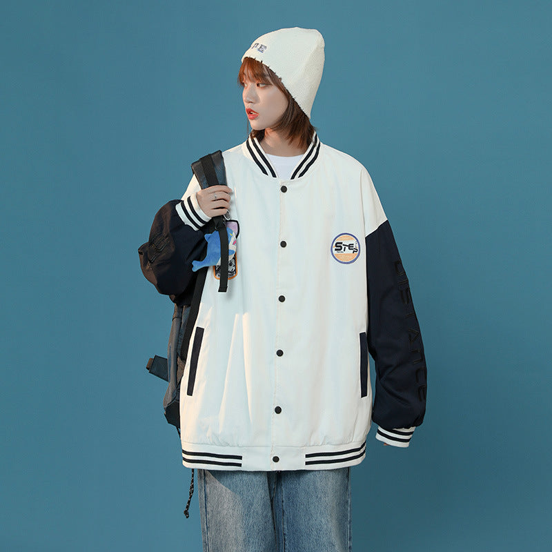 Jock Jacket Couple Coat Men's Denim Autumn Cardigan Clothes Men's Jacket