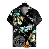 Men Beach T Shirts Men's Spring Leisure Short Sleeve Shirt