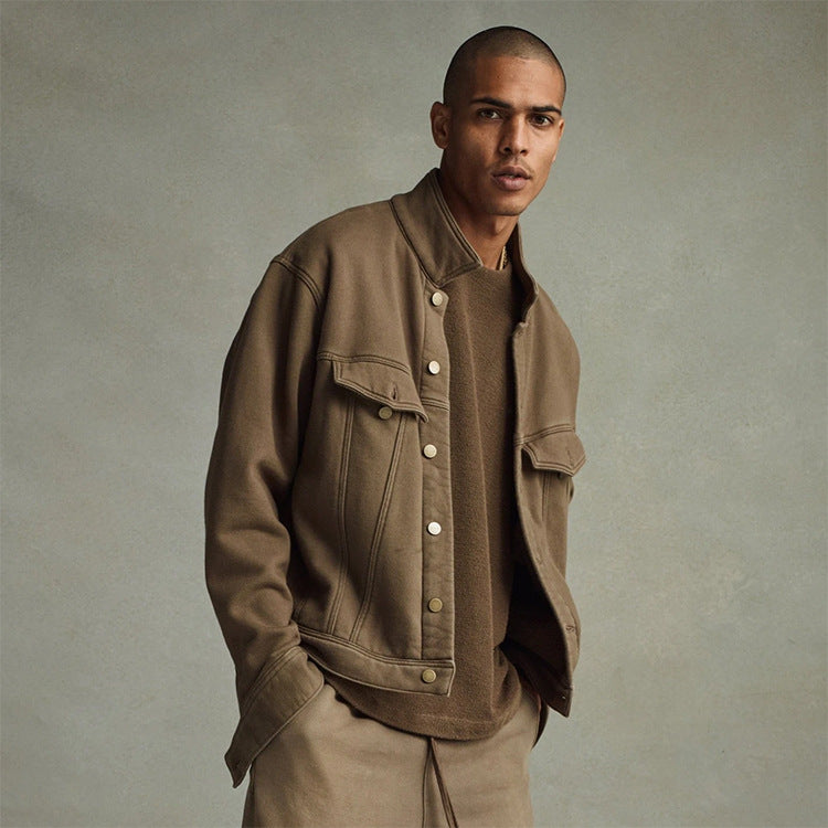 Fog Fear of God Essentials Coat Jacket Coat Versatile Casual Loose Knitted Cardigan for Lovers