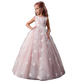 First Communion Dress Vestidos De Primera Comunion Lace Ball Gown Girl Party Princess Pageant Gown Costume