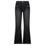 Julia Fox Low Rise Trousers Tight Zipper Casual Pants