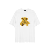 We11 Done T Shirts Embroidered Bear Pattern Loose Men and Women Same Style