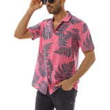 Men Hawaii Shirts Casual Loose Beachwear