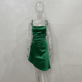 Maddy Euphoria Outfits Suspender Dress Sexy Solid Color Slim Fit