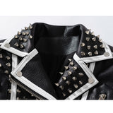 Women Leather Jacket Biker Motorcycle Coat Spring Jacket Fashion Special Women's Clothing Short Leather Jacket Women
