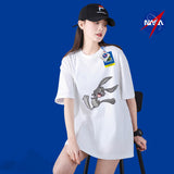 Bugs Bunny Shirt Summer Men and Women Short Sleeve T-shirt Loose Crew Neck Casual