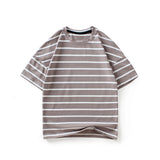 Children T Shrits Children's Summer Clothing Boys Short Sleeve Loose Striped