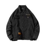Men Denim Jacket Men's Casual Jacket Men's Loose