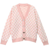 Preppy Aesthetic Sweater Sweater Coat Women's Spring and Autumn Loose Knitted