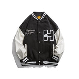 Blue Varsity Jacket Spring and Autumn Baseball Uniform Jacket Men's Sports Couple Jacket Men Baggy Coat