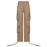 Julia Fox Low Rise Trousers Autumn and Winter Women's Street Casual Pants