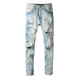 Amiri Jeans Casual Hip Hop Slim Jeans Men #697