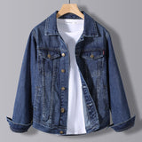 Paisley Denim Jacket Men's Spring and Autumn Denim Jacket Casual Jacket