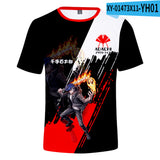 Baggy Baseball Jersey Summer Trendy 3d Digital Short Sleeve