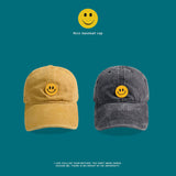 Smiley Face Cap Baseball Cap Summer Peaked Cap