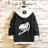 Comic Denim Jacket Anime Cowboy Coat Clothes