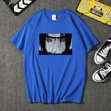Itachi Uchiha Costume Anime Ninja Itachi Uchiha Xiao Organization Print T-shirt Loose Men's and Women's Tops