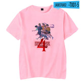 Hellfire Club Shirt Stranger Things Loose round Neck Short Sleeve T-shirt