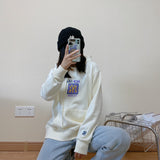 Grafitti Sweatshirts Sweater Graffiti Printing Men and Women Autumn Loose Casual