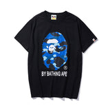 Bape T Shirts Printed Half Sleeve Men'S And Women'S Cotton Short-Sleeved T-Shirt Summer