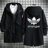 Stranger Things Hellfire Club Hoodie StrangerThings Season 4 Men's and Women's Mid-Length Trench Coat