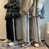 Men Pants Men's Spring/Summer Loose Drawstring Casual Jogger Pants