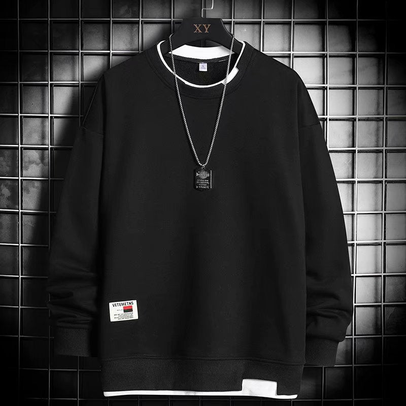 Men Sweatshirts Men's Sweater Autumn and Winter Casual T-shirt