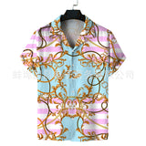 Men Beach T Shirts Spring Men's Short Sleeve