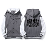 Stranger Things Hellfire Club Hoodie Stranger Things 4 Men's and Women's Baseball Uniform Autumn and Winter