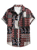 Men Hawaii Shirts Men's Casual Shirt Summer