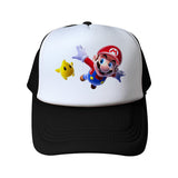 Mario Hat Summer Mesh Cap Men's and Women's Sun Hats Sun Protection Hat Travel Cap