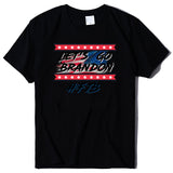 Let's Go Brandon T Shirts Brandon Printed Short-Sleeved T-shirt Women's Bottoming Shirt